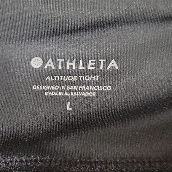 ATHLETA ALTITUTE TIGHT - WOMENS LEGGINGS SIZE LARGE POLY NYLON AND SPANDEX - Picture 5 of 11